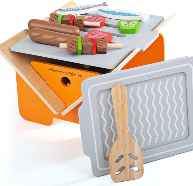 Wooden Table Grill by Bigjigs Toys