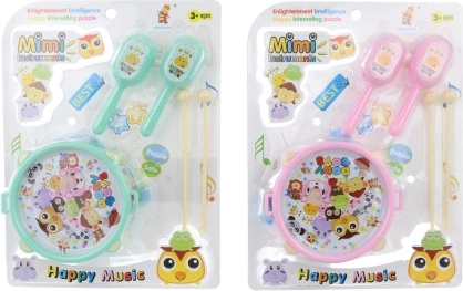 Little Musician – drum and animal maracas set