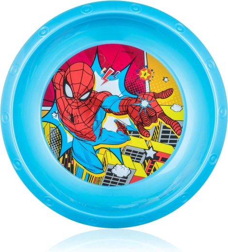 Bol en plastique pour enfants 17 cm avec motif SPIDER-MAN