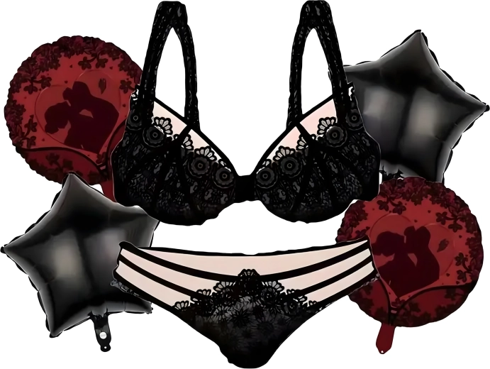 Hen Party Balloon Set Lingerie 6 pcs