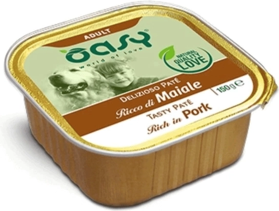 Oasy Tasty Paté Adult with Pork, 150 g