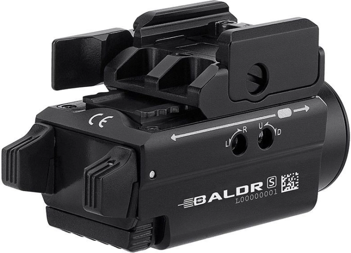 Olight Baldr S 800 black weapon light with green laser - 1 piece