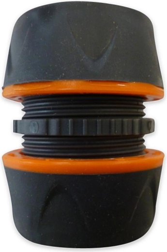 3/4" Hose Connector, Orange-Black