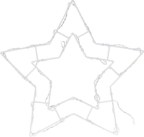 Illuminated Window Star 24 LED 41 × 39 cm