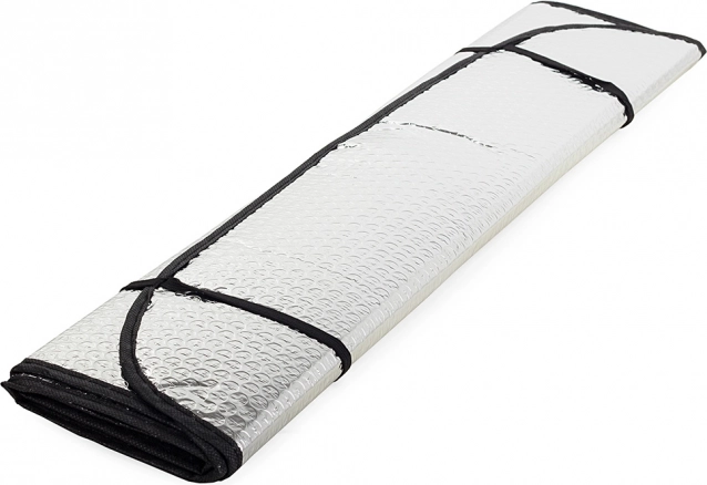 Sonnenblende für die Frontscheibe, reflektierende Folie mit Saugnäpfen 130 × 60 cm