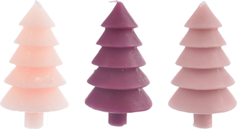 Dekorative Kerze in Form eines Weihnachtsbaums 150 g (Mix-Variante)
