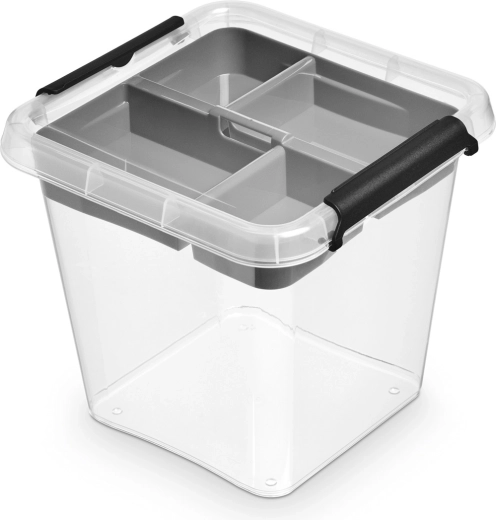 Aufbewahrungsbox mit Deckel Simplestore Insert 4 l (20 × 20 × 18 cm)