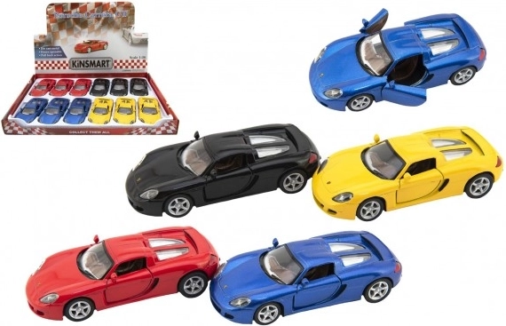 Modèle de voiture en métal Porsche Carrera GT 1:36 à rétrofriction