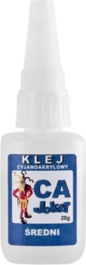 Joker cyanoacrylate glue CA medium 20 g with needle cap