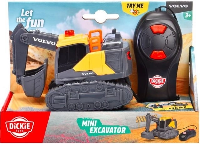 Bouwvoertuig Volvo graafmachine 14 cm