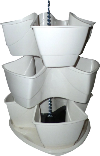 COUBI Cascading Planter, White