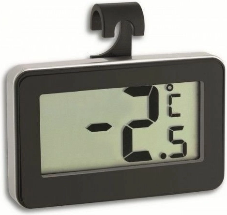 Digital refrigerator thermometer TFA, black