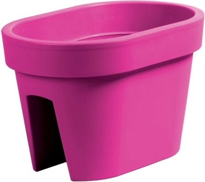 Jardinière de balcon Lofly Railing 39,6 cm – fuchsia