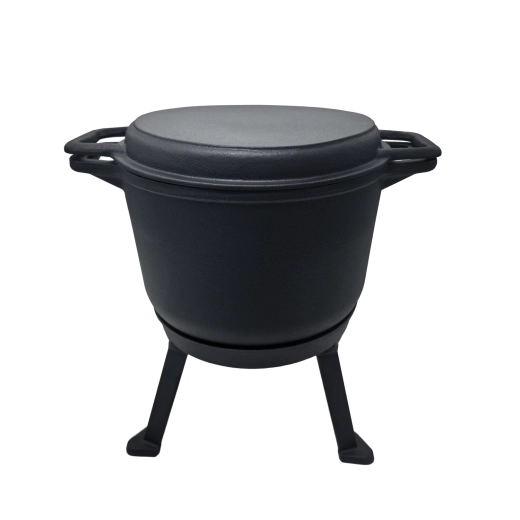Jacht gietijzeren ketel 3-in-1 8 l (pan/koekenpan/ketel)