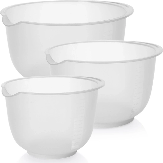 Set of kitchen bowls with measuring scale 1.5/2/2.5 l, 3 pcs