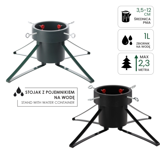 Medium Christmas tree stand for 5–12 cm - 1 piece