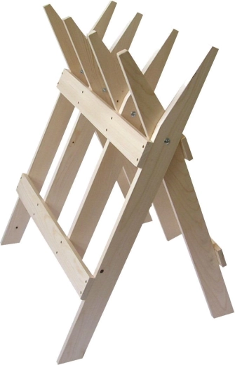 Wooden folding saw horse 100 × 90 cm made of spruce wood