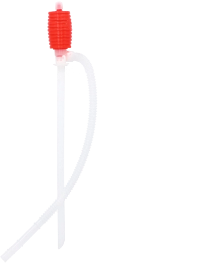 Wine siphon with pump and hoses