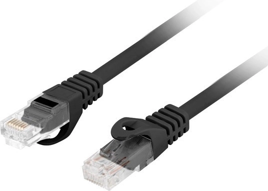 Patch Cable Cat.6 UTP LSZH CU 0.5 m Black