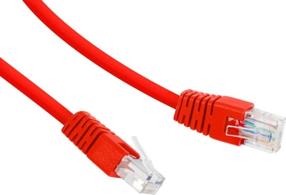 Patch Cable Cat.6 UTP 3 m red