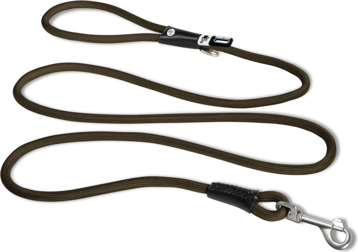Curli laisse en corde confortable pour chiens Comfort marron M