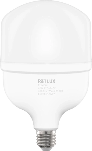 Ampoule LED RETLUX E27 40 W blanc chaud