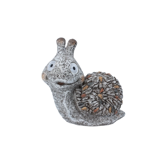 Escargot de jardin à yeux LED à énergie solaire