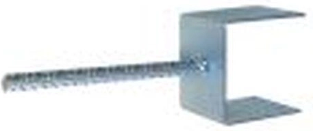 Ground anchor post base 120 × 120 mm PROFI