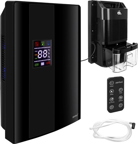 Luftentfeuchter Zortiva 90 W mit Hygrostat, Timer und Fernbedienung