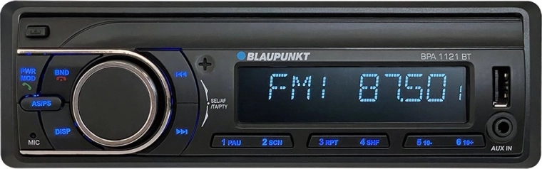 BLAUPUNKT car radio with Bluetooth, FM/RDS, USB and AUX