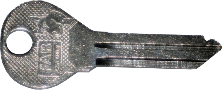 Replacement key for FAB cylinder 2nd security class