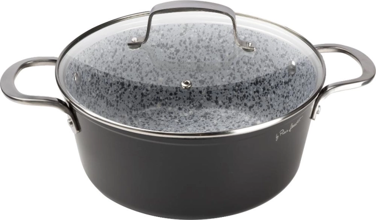 Lamart Granit-Kasserolle mit Deckel 24 cm