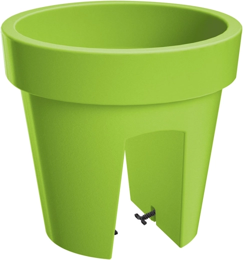 Pot de balcon LOFLY Railing 24,5 cm vert citron