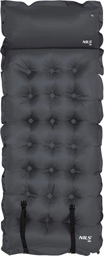 Self-Inflating Sleeping Mat with Pillow NILS Camp, dark gray