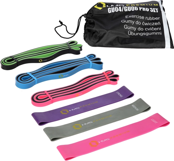 HMS Premium GU04 and GU06 Resistance Band Set
