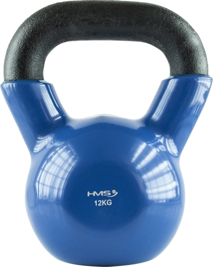 Kettlebell HMS 12 kg avec revêtement vinyle