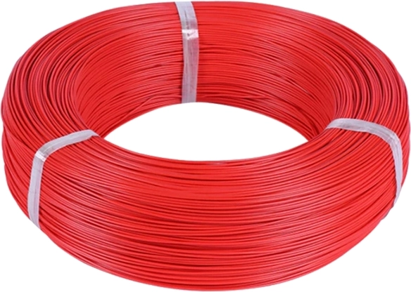 MSP silicone power wire 28 AWG (0.08 mm2) 1 m red - 1 piece