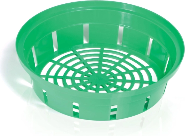Bulb basket 23 cm green