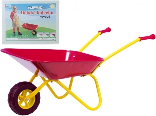 Yupee metalen kinderkruiwagen groot – Rood