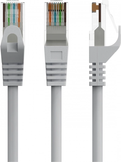 Network patch cable UTP Cat6 3 m gray
