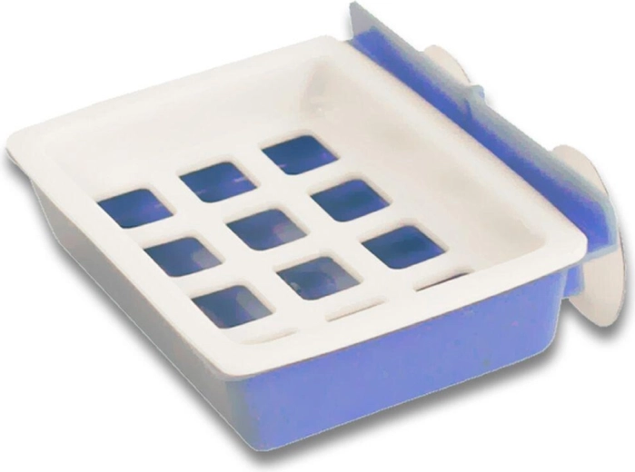 Seifenschale mit Saugnäpfen 12,5 × 8,5 cm – Farbmix