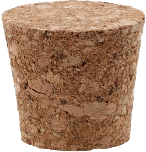 Bouchon en liège naturel écologique 45 mm pour bonbonnes en verre 10–34 l