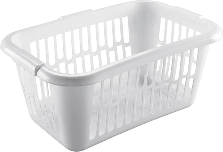 Heidrun Plastic Laundry Basket 60 × 40 × 25 cm