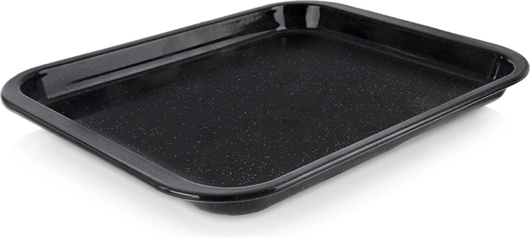 Plaque de cuisson rectangulaire émaillée 36 × 28 × 2,5 cm