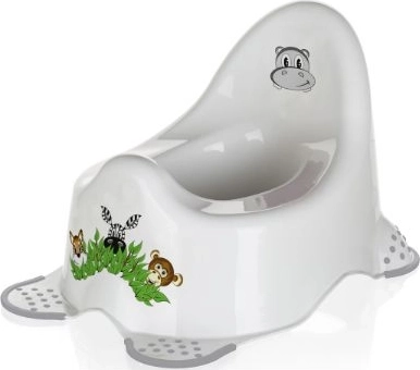Pot pour enfant Jungle, plastique blanc