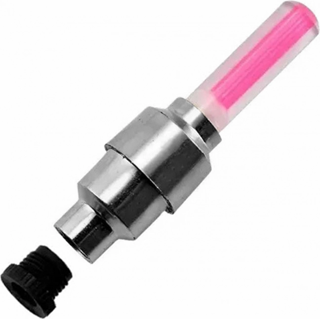 Lichtgevende ventieldopjes 2 stuks rood