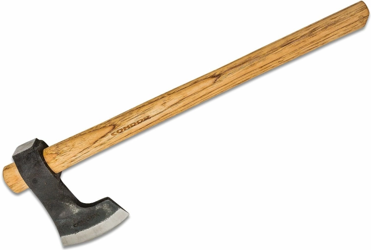 Condor Bushcraft tomahawk with leather sheath