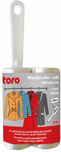 Cleaning self-adhesive mini roller with refill 2.8 × 7.5 cm