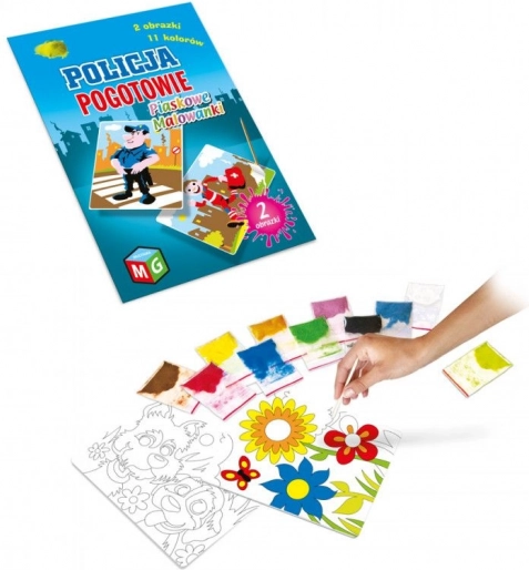 Police Ambulance Sand Paintings