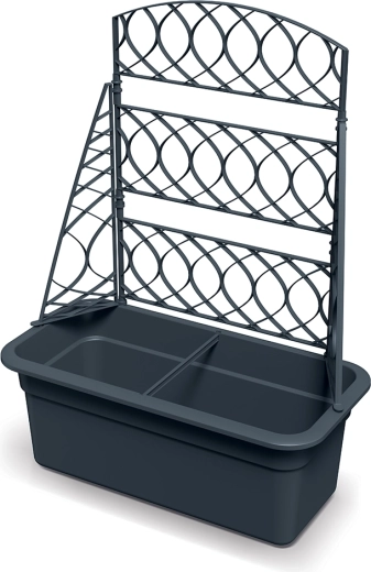 Bloma Planter with Trellis 58 cm Anthracite